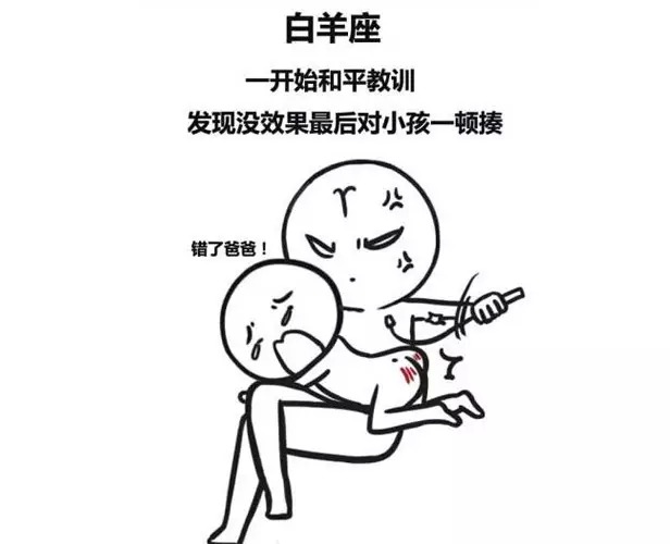 【丰盛·乐】当12星座爸爸遇到闯祸的熊孩子,已笑晕!