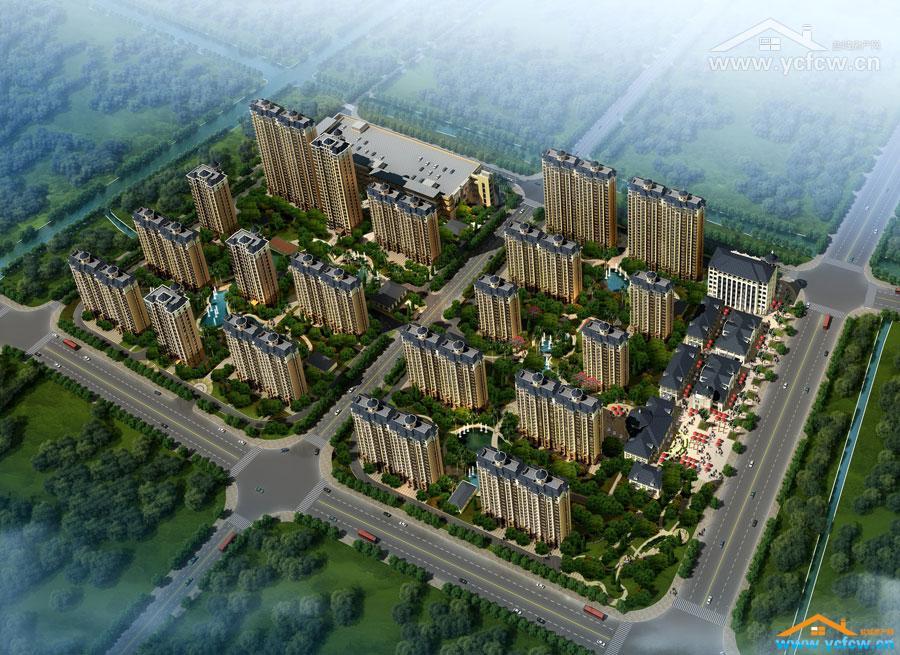 御景湾鸟瞰图