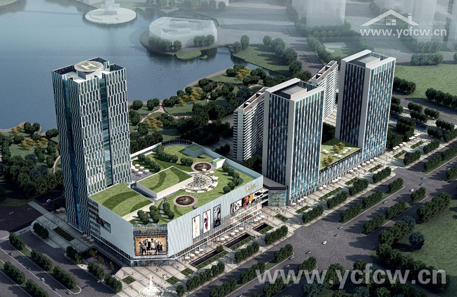 金鹰天地广场鸟瞰图