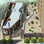 金座广场 C区局部鸟瞰图