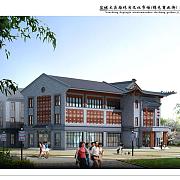 锦元商业街 3#楼北透视图