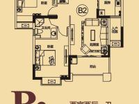 中南世纪城5#、6#楼B2户型建筑面积95平米