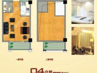 中南世纪城LOFT公馆04户型建筑面积43平米