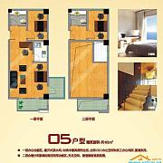 中南世纪城LOFT公馆05户型建筑面积62平米 中南世纪城LOFT公馆05户型建筑面积62平米