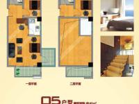 中南世纪城LOFT公馆05户型建筑面积62平米