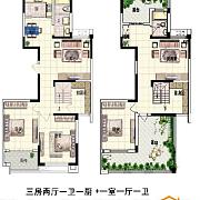 1、2号楼跃层 1、2号楼跃层