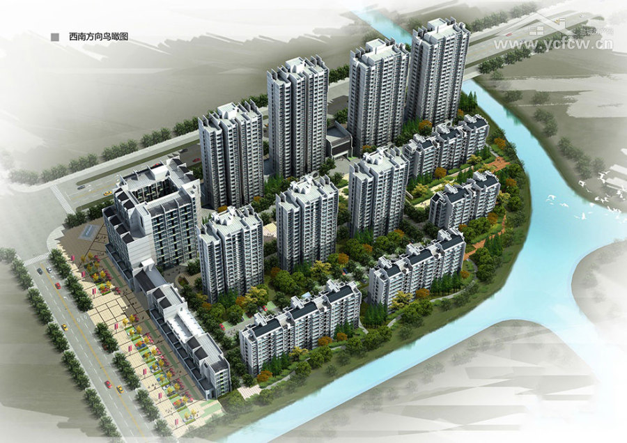 小洋湾南园鸟瞰图