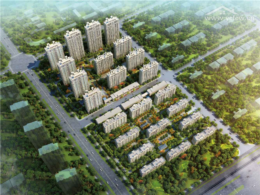 中海·万锦公馆鸟瞰图