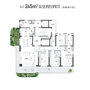 245㎡五十两厅四卫（奇数层户型） 245㎡五十两厅四卫（奇数层户型）