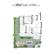 310㎡七室三厅四卫 310㎡七室三厅四卫