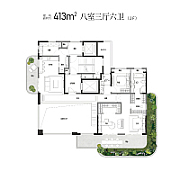 413八室三厅六卫（2F） 413八室三厅六卫（2F）