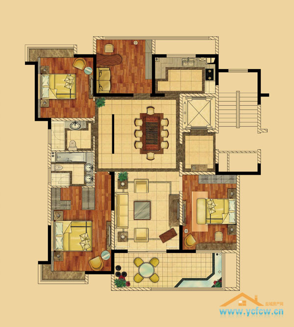 龙泊湾: 230㎡顶级大户 为盐城大人物而来!