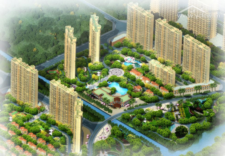 盐城碧桂园鸟瞰图