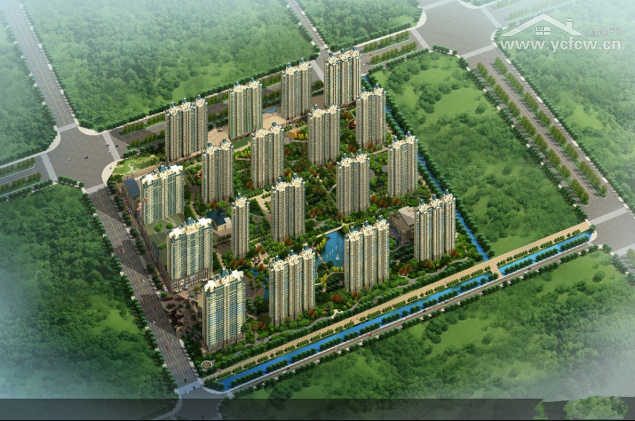 恒大名都鸟瞰图